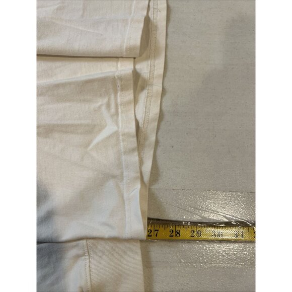 Tommy Jeans Long Sleeve Crest Logo T-Shirt White Mens Large - Picture 6 of 12